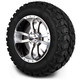 MODZ 12" Storm Trooper Machined Black Wheels & Off-Road Tires Combo