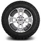 MODZ 12" Storm Trooper Machined Black Wheels & Off-Road Tires Combo