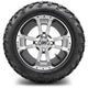MODZ 12" Storm Trooper Machined Black Wheels & Off-Road Tires Combo