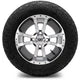 MODZ 12" Storm Trooper Machined Black Wheels & Off-Road Tires Combo