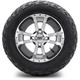 MODZ 12" Storm Trooper Machined Black Wheels & Off-Road Tires Combo