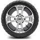 MODZ 12" Storm Trooper Machined Black Wheels & Off-Road Tires Combo