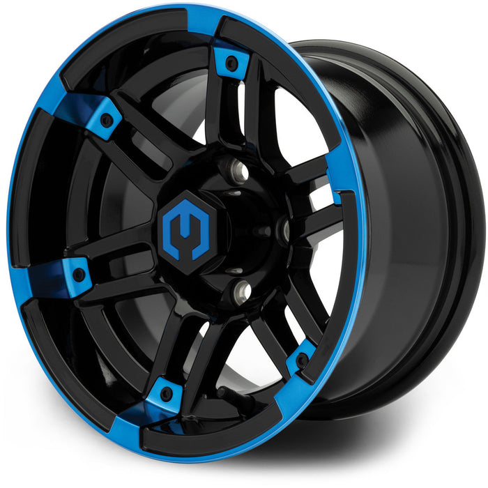 MODZ 12' Aftershock Blue & Black - Tire and Wheel Combo
