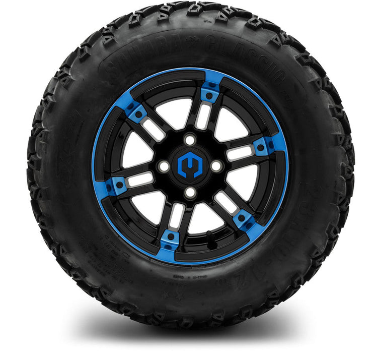 MODZ 12' Aftershock Blue & Black - Tire and Wheel Combo