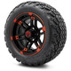 MODZ® 12" Aftershock Red and Black Wheels & Off-Road Tires Combo