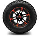 MODZ® 12" Aftershock Red and Black Wheels & Off-Road Tires Combo