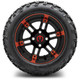 MODZ® 12" Aftershock Red and Black Wheels & Off-Road Tires Combo