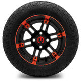 MODZ® 12" Aftershock Red and Black Wheels & Off-Road Tires Combo