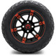 MODZ® 12" Aftershock Red and Black Wheels & Off-Road Tires Combo