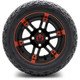 MODZ® 12" Aftershock Red and Black Wheels & Off-Road Tires Combo