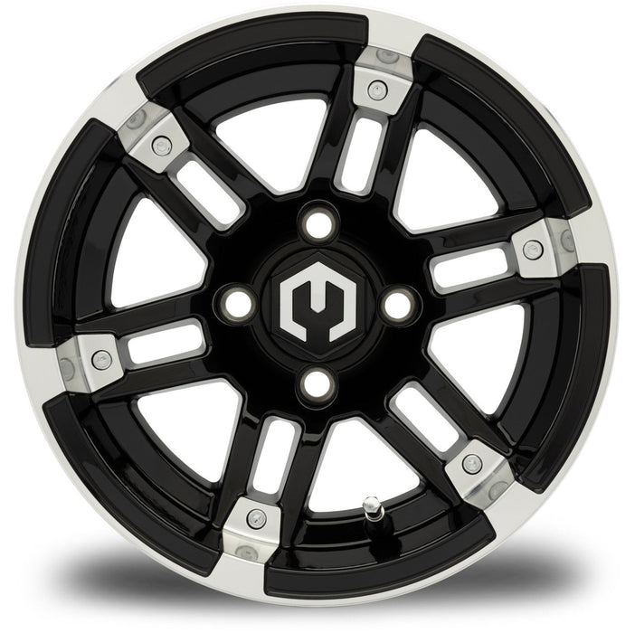 MODZ 12' Aftershock Machined Black - Tire and Wheel Combo