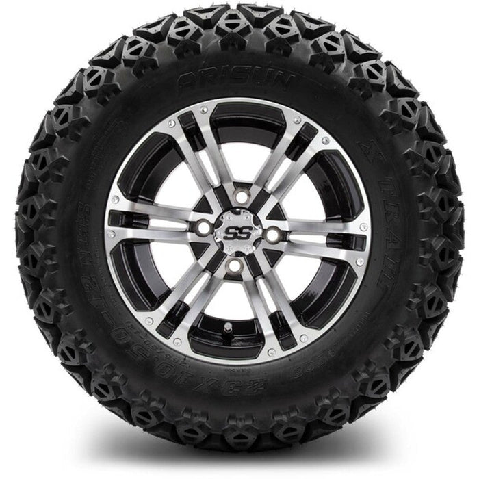 MODZ 12' Enforcer Machined Black - Tire and Wheel Combo