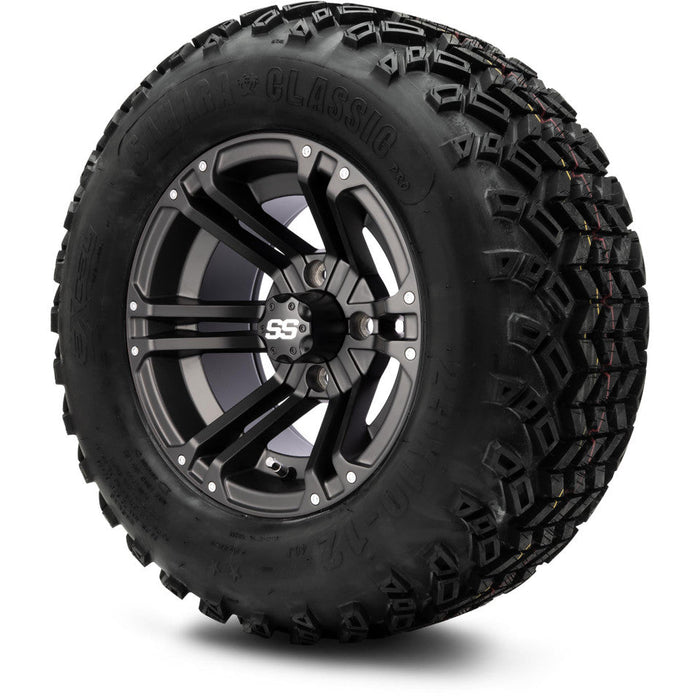 MODZ 12' Enforcer Matte Black - Tire and Wheel Combo