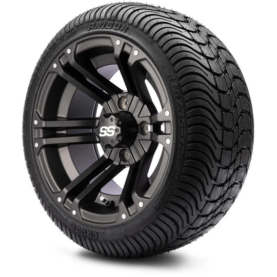 MODZ 12' Enforcer Matte Black - Tire and Wheel Combo