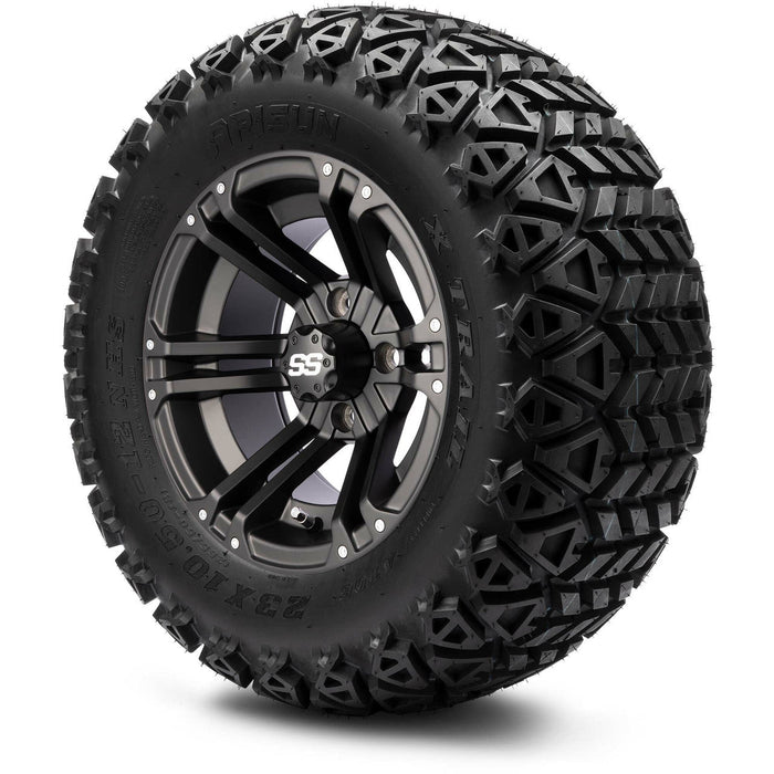MODZ 12' Enforcer Matte Black - Tire and Wheel Combo