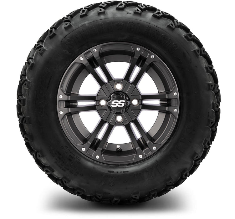 MODZ 12' Enforcer Matte Black - Tire and Wheel Combo