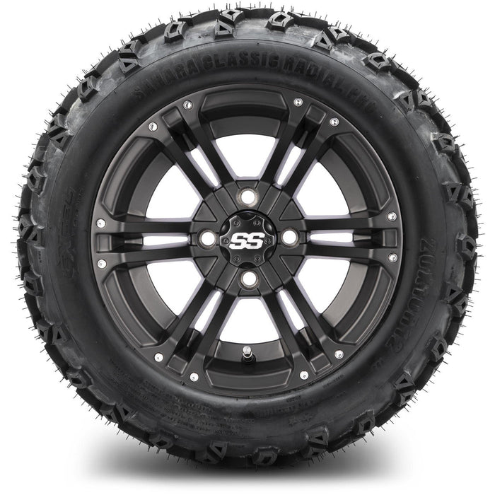 MODZ 12' Enforcer Matte Black - Tire and Wheel Combo