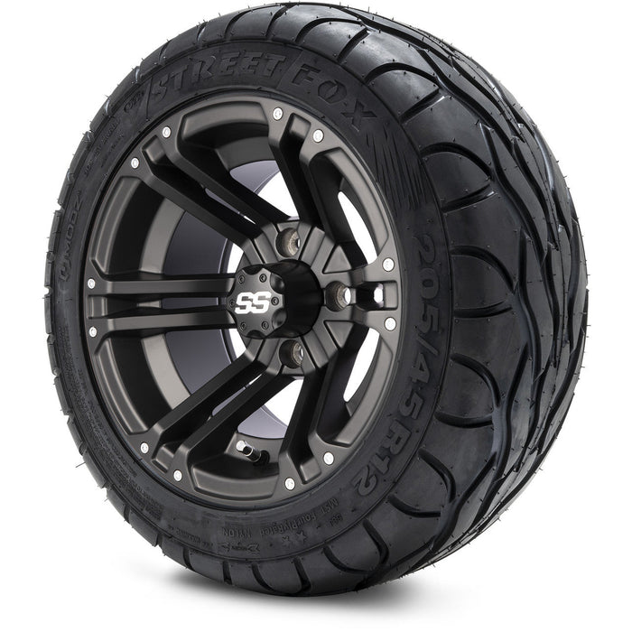 MODZ 12' Enforcer Matte Black - Tire and Wheel Combo