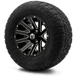 MODZ® 12" Mauler Glossy Black with Ball Mill Wheels & Off-Road Tires Combo