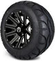 MODZ 12" Mauler Glossy Black with Ball Mill Wheels & Street Tires Combo