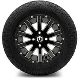 MODZ® 12" Mauler Glossy Black with Ball Mill Wheels & Off-Road Tires Combo