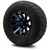 MODZ® 12" Mauler Blue and Black with Ball Mill Wheels & Off-Road Tires Combo