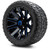 MODZ® 12" Mauler Blue and Black with Ball Mill Wheels & Off-Road Tires Combo