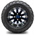 MODZ® 12" Mauler Blue and Black with Ball Mill Wheels & Off-Road Tires Combo