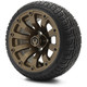 MODZ 12" Bomber Matte Bronze Wheels & Street Tires Combo