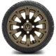 MODZ 12" Bomber Matte Bronze Wheels & Street Tires Combo