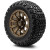 MODZ® 12" Bomber Matte Bronze Wheels & Off-Road Tires Combo