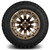 MODZ® 12" Bomber Matte Bronze Wheels & Off-Road Tires Combo