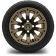 MODZ 12" Bomber Matte Bronze Wheels & Street Tires Combo