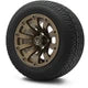 MODZ 12" Bomber Matte Bronze Wheels & Street Tires Combo