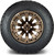 MODZ® 12" Bomber Matte Bronze Wheels & Off-Road Tires Combo