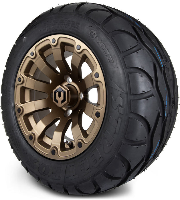 MODZ 12' Bomber Matte Bronze - Tire and Wheel Combo