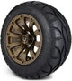 MODZ 12" Bomber Matte Bronze Wheels & Street Tires Combo