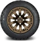 MODZ 12" Bomber Matte Bronze Wheels & Street Tires Combo