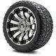 MODZ 12" Bomber Machined Black Wheels & Off-Road Tires Combo