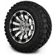 MODZ 12" Bomber Machined Black Wheels & Off-Road Tires Combo