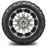 MODZ 12" Bomber Machined Black Wheels & Off-Road Tires Combo