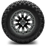 MODZ® 12" Bomber Matte Gunmetal Wheels & Off-Road Tires Combo