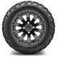 MODZ® 12" Bomber Matte Gunmetal Wheels & Off-Road Tires Combo