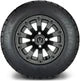 MODZ 12" Bomber Matte Gunmetal Wheels & Street Tires Combo