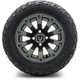 MODZ® 12" Bomber Matte Gunmetal Wheels & Off-Road Tires Combo