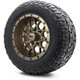 MODZ® 12" Vortex Matte Bronze Wheels & Off-Road Tires Combo