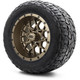 MODZ® 12" Vortex Matte Bronze Wheels & Off-Road Tires Combo