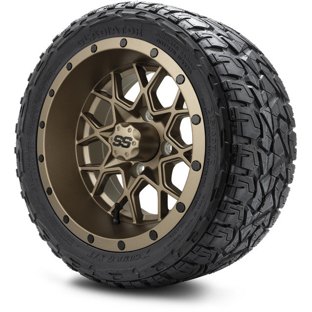 MODZ 12' Vortex Matte Bronze - Tire and Wheel Combo