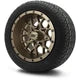 MODZ 12" Vortex Matte Bronze Wheels & Street Tires Combo