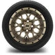 MODZ 12" Vortex Matte Bronze Wheels & Street Tires Combo